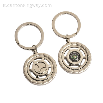 Keychain con logo per auto in metallo resistente all&#39;usura